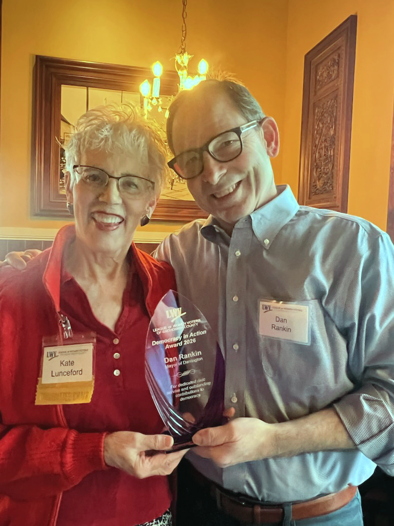 2026 DIA winner Dan Rankin with Kate Lunceford
