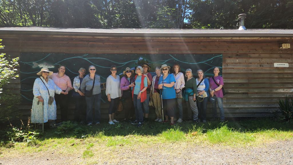 Members gathered for tour of Willow Creek