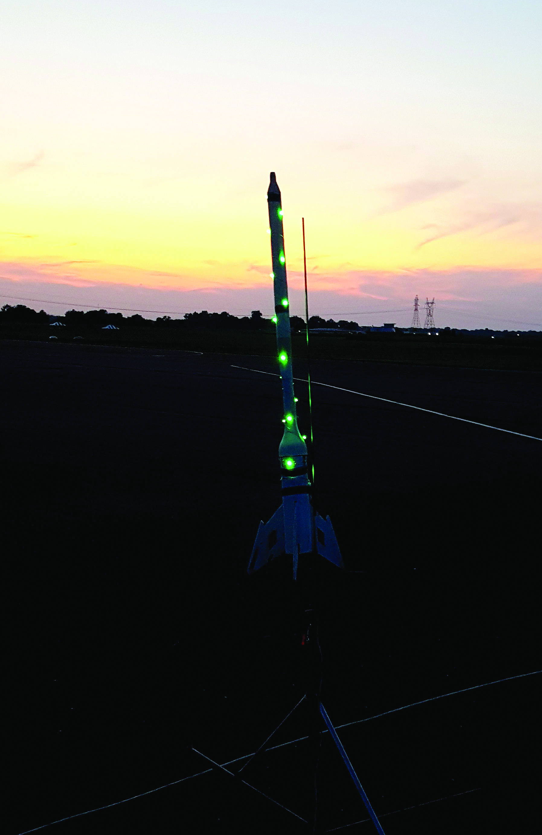 H- Night Launch Green Hornet 