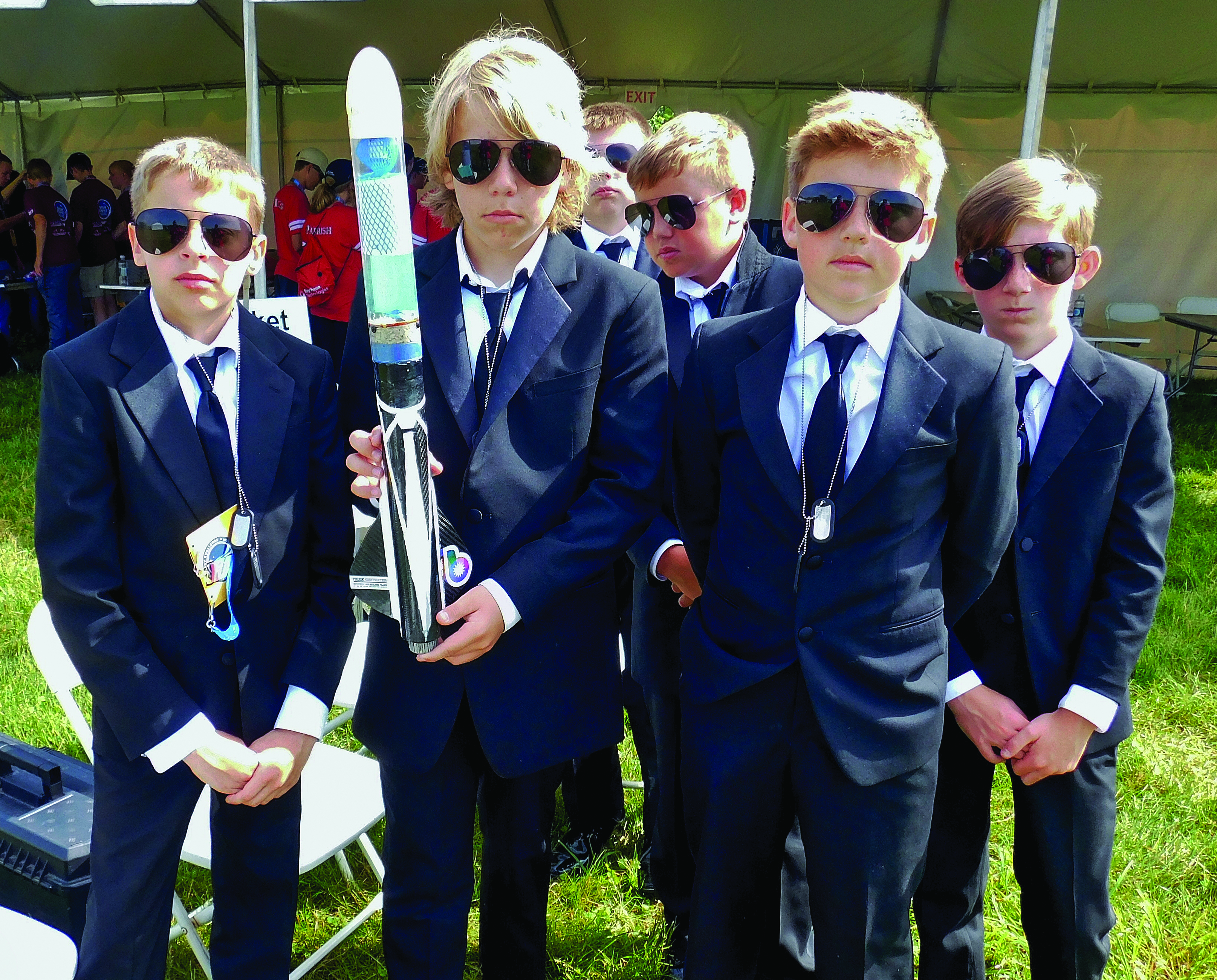 Men in Black from American Legion Post 438 Sylvania Ohio Williams 