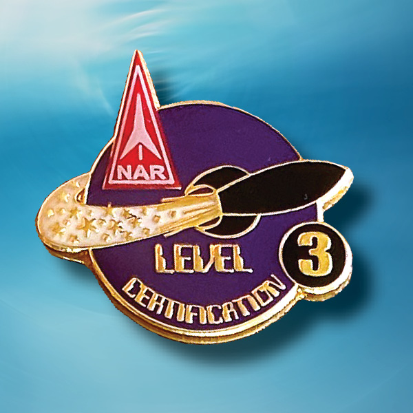 HPR Level 3 Certification Pin	