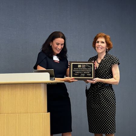 Dr. Loretta J. Mester Butler Award