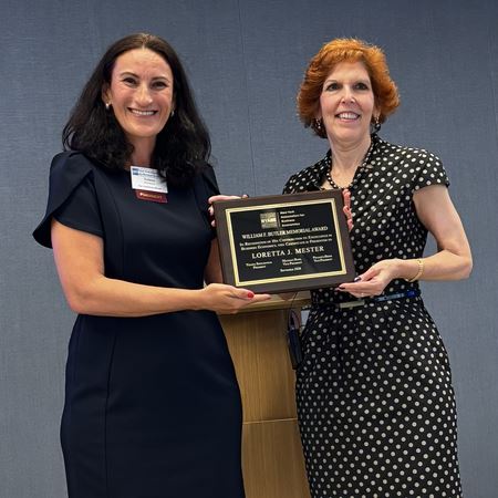 Dr. Loretta J. Mester Butler Award
