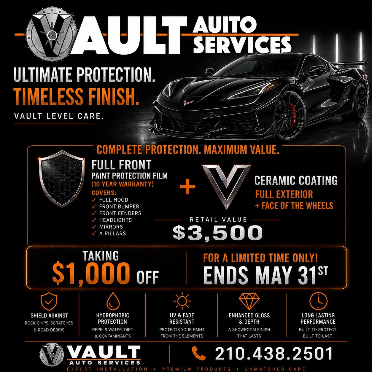 the Vauld Advert