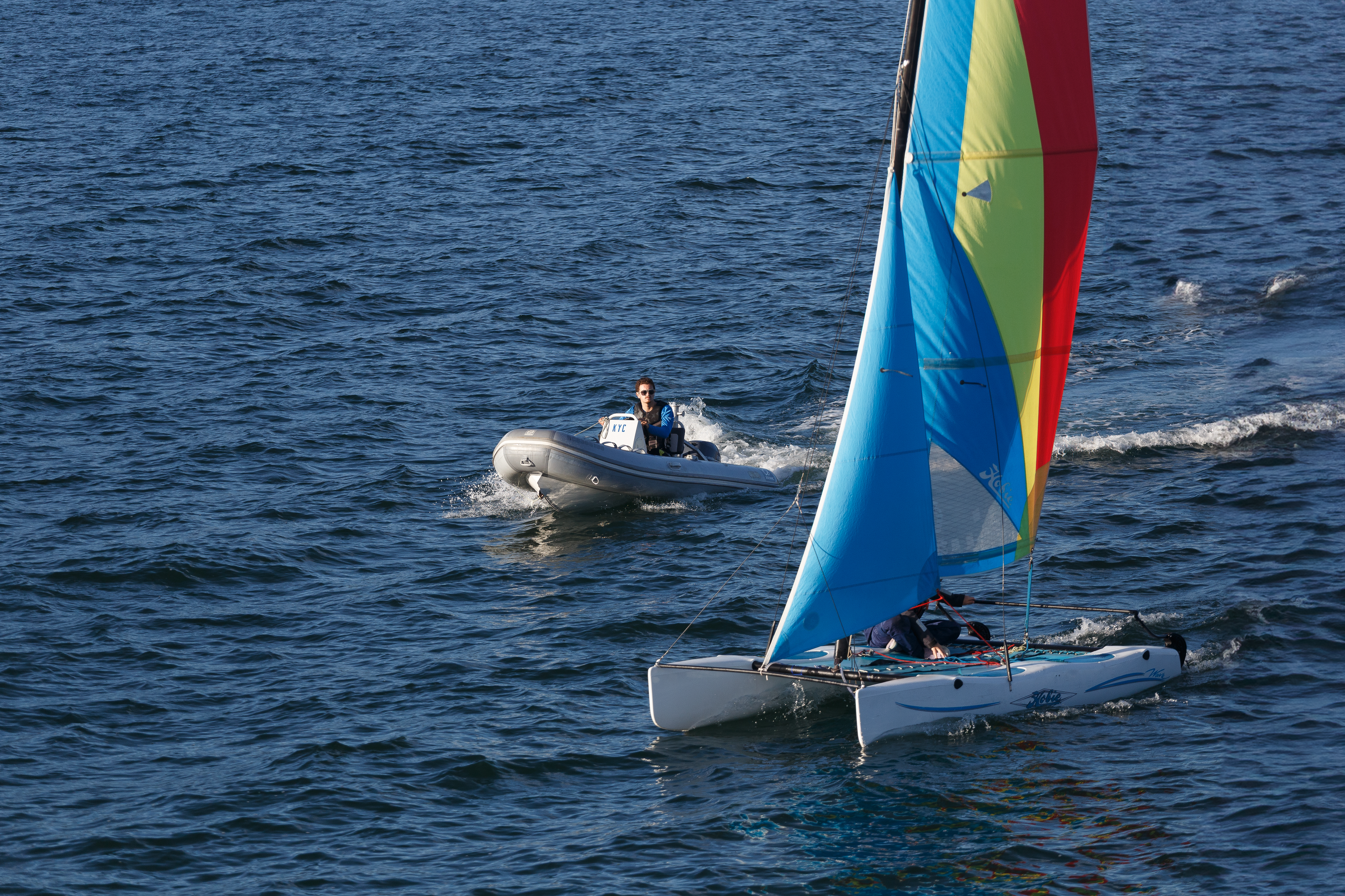 Hobie wave Sailing at KYC
