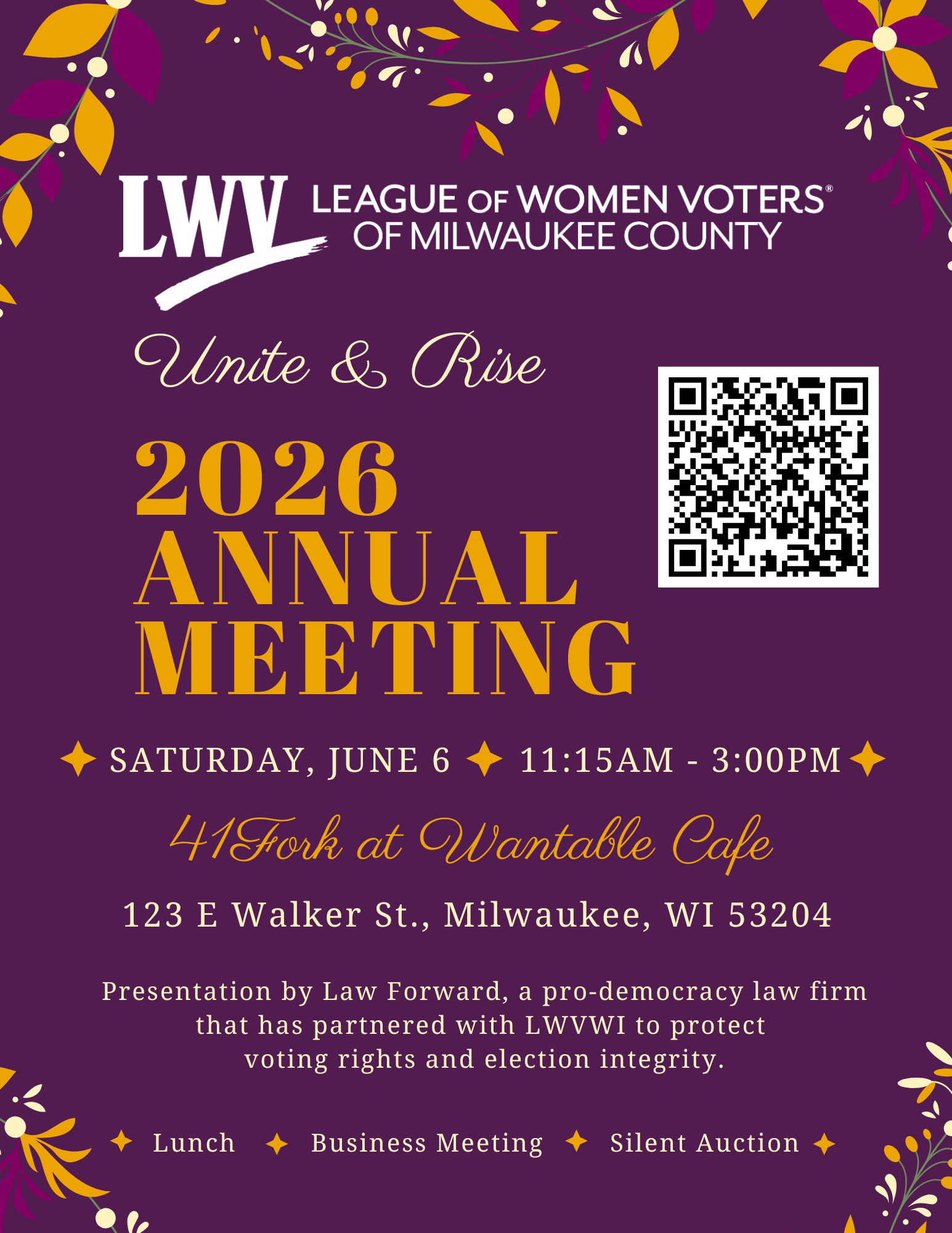 2026 Annual Meeting with speaker info