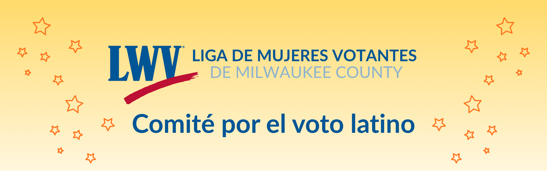 Comité por el voto latino Web Banner