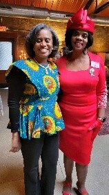 Karen and Genene Hibbler at League Bday 2026