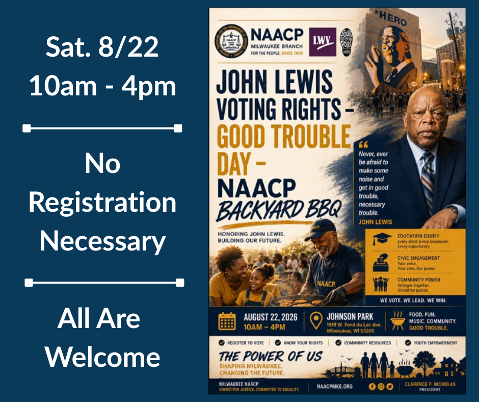 NAACP MKE Backyard BBQ 8-22-2026