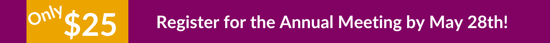 Register Annual Meeting Banner