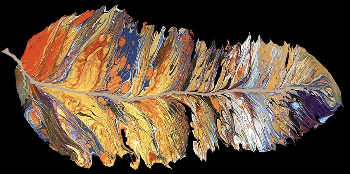 Acrylic Feather Flow TP