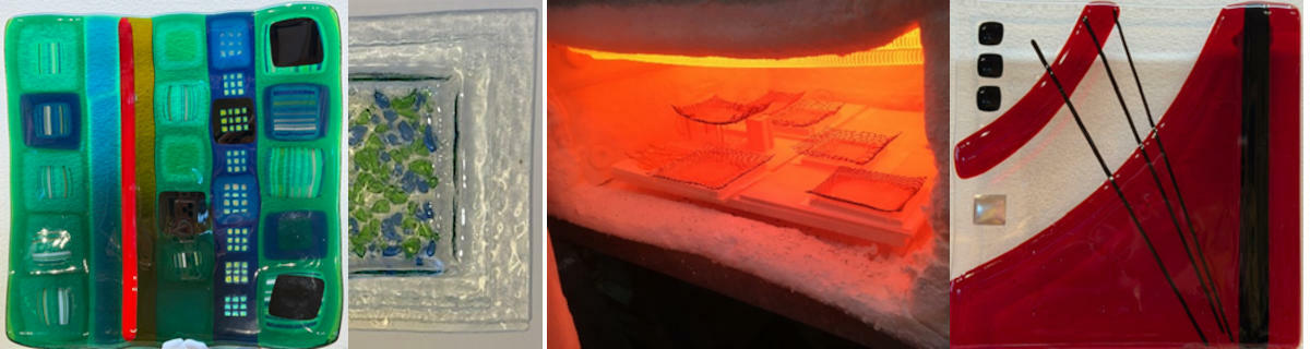 Glass fusing and slumping workshop