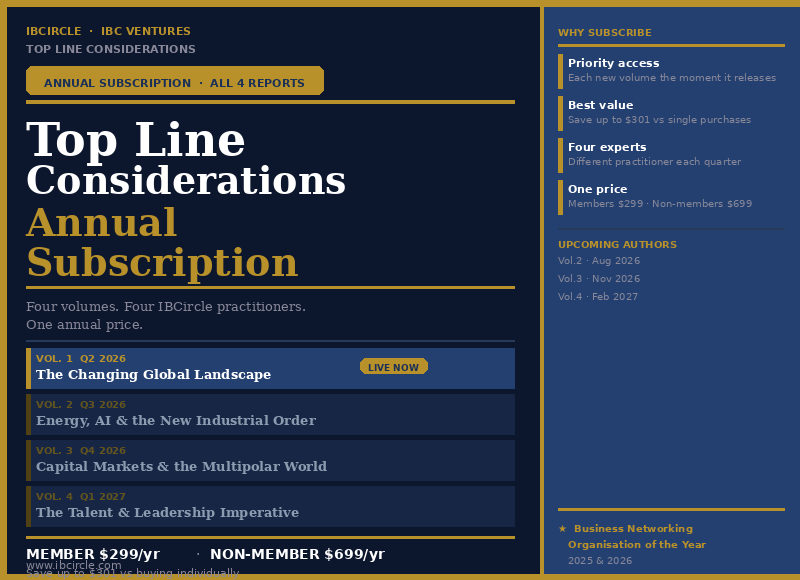 Subscribe to 4 Volumes - Top Line Considerations