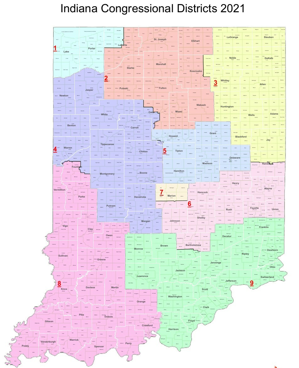 INCongressionalDistrictMap2021