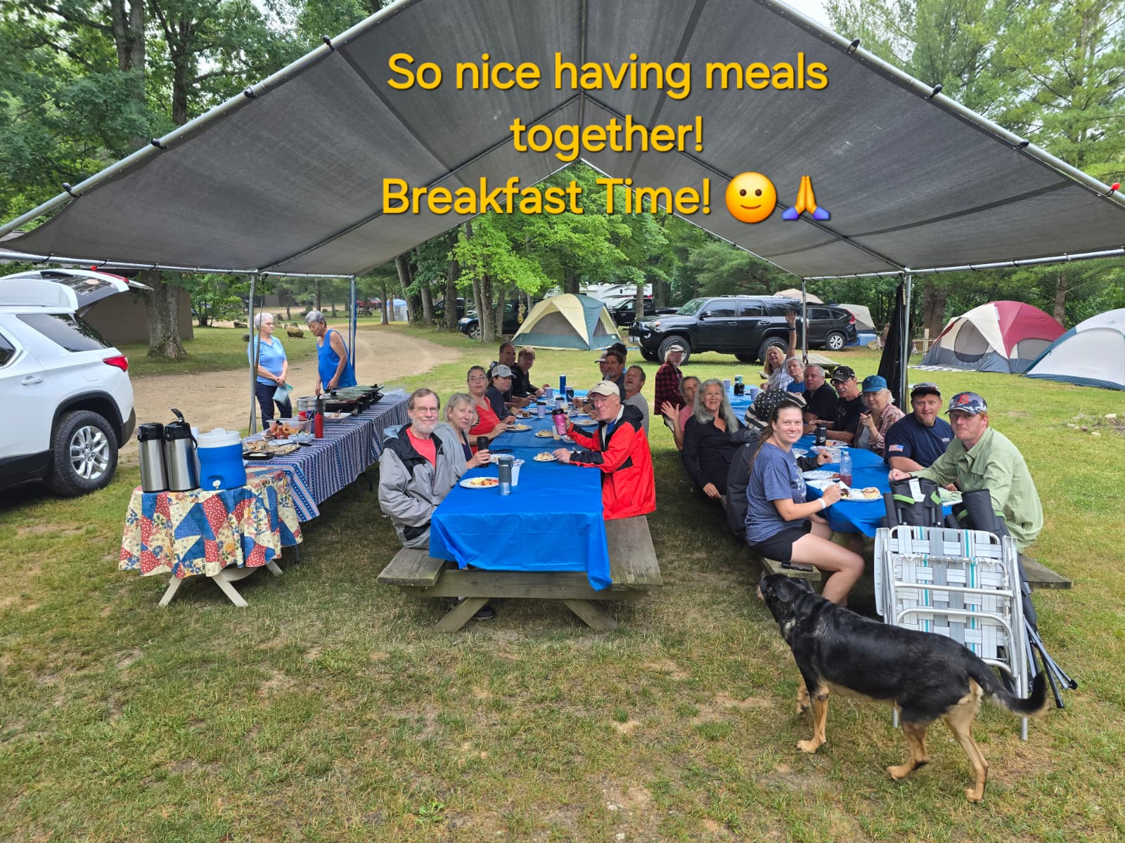 Breakfast before the Float