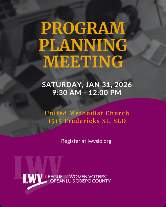 2026 Program Planning