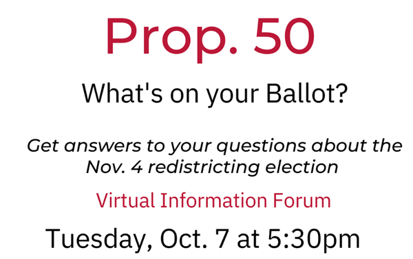 Prop 50 Oct 7 webinar image