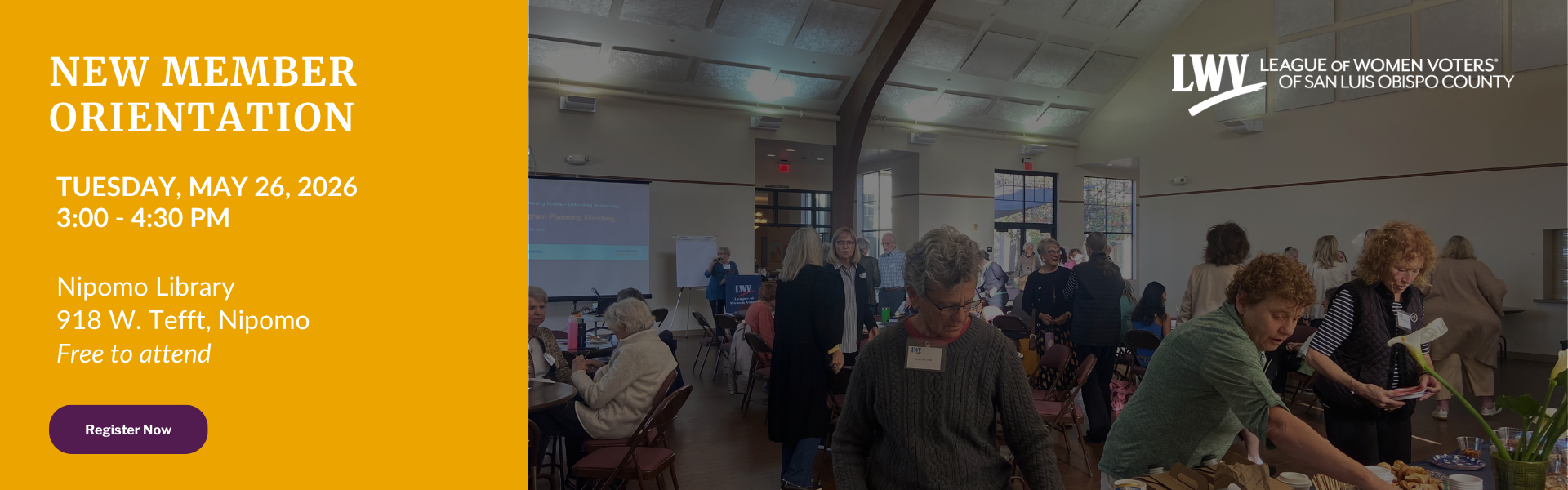 New Member Orientation – May 26, 2026