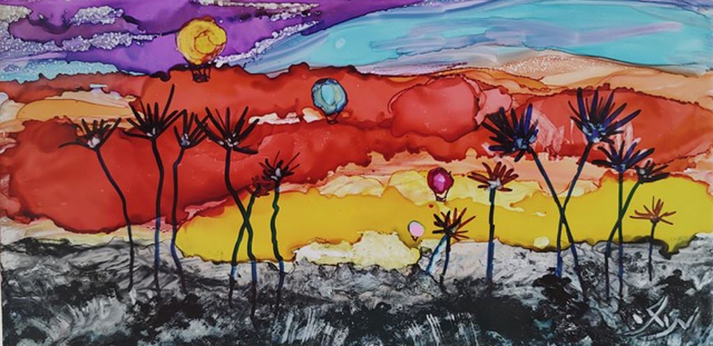 Surprise Sunrise Paint Party with Evelynb McPeak