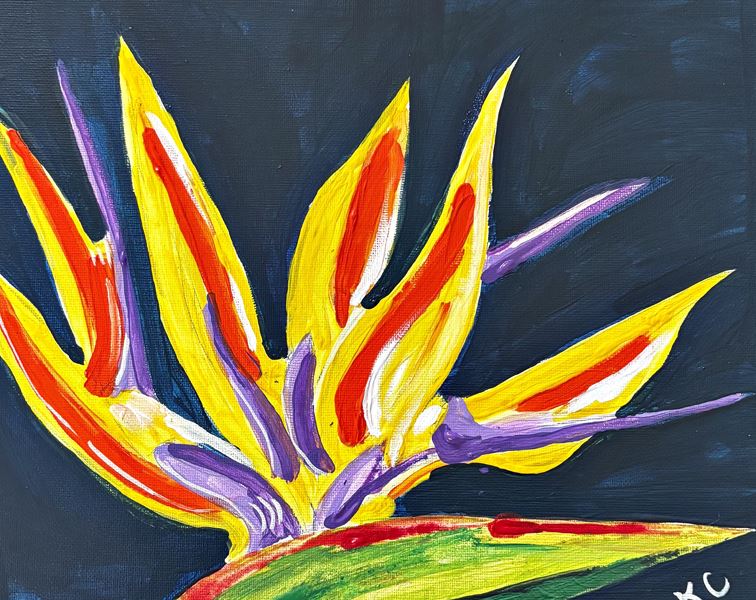 Paint a Bird of Paradise with Karen Carnow