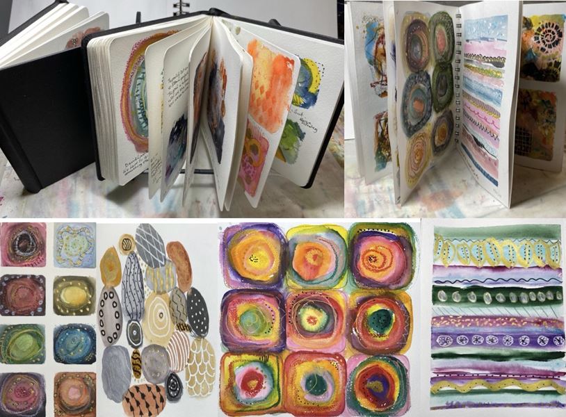 Abstract Sketchbook with Linda Selegue