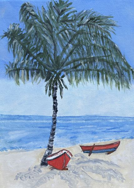 Boats on the Beach with Lynn Brown