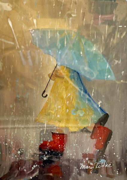 April Showers Paint Party with Mary Wolke