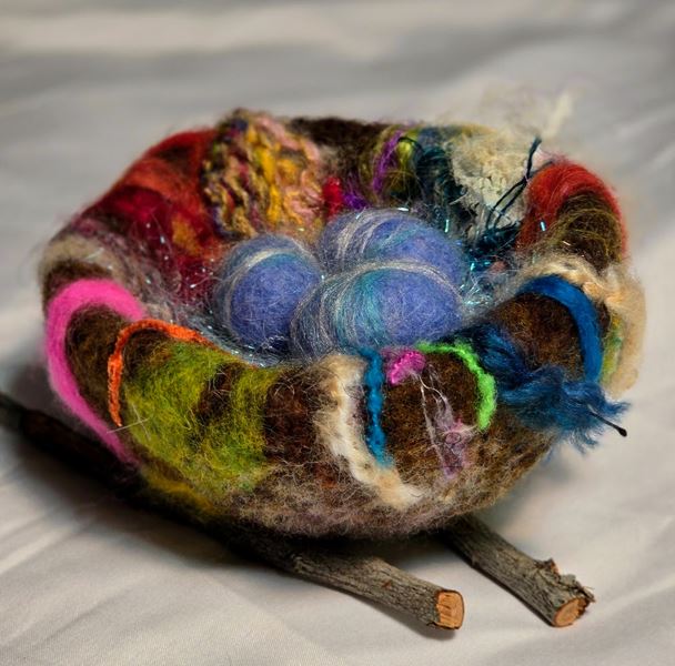 Needle Felted Nest and Egg with Rita Chester