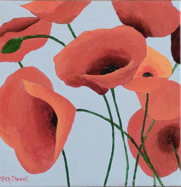 Orange Poppies with Ruth Stewart