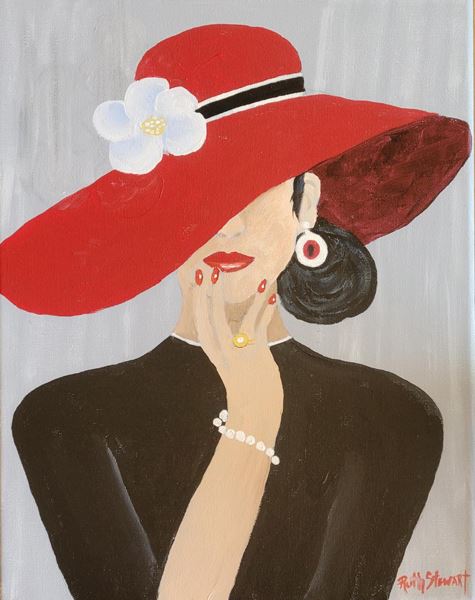 Red Hat Paint Party with Ruth Stewart