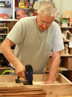 Nailgun in Use