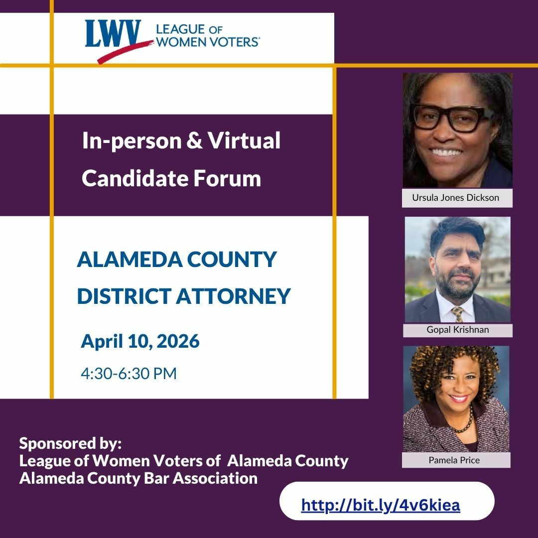 2026 DA Candidate forum