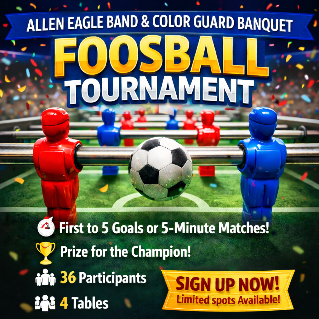 Banquet foosball tourney
