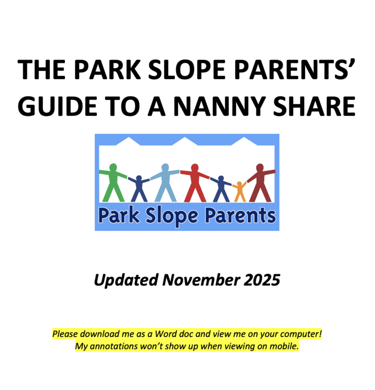NANNY: PSP Guide to a Nanny Share