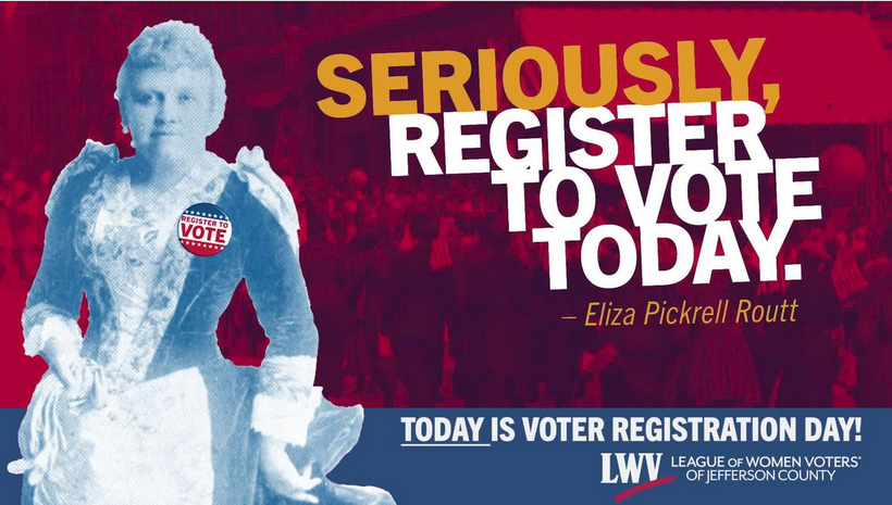 Seriously register to vote