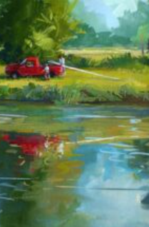 Marian Hirsch - Waterside and Red pickup