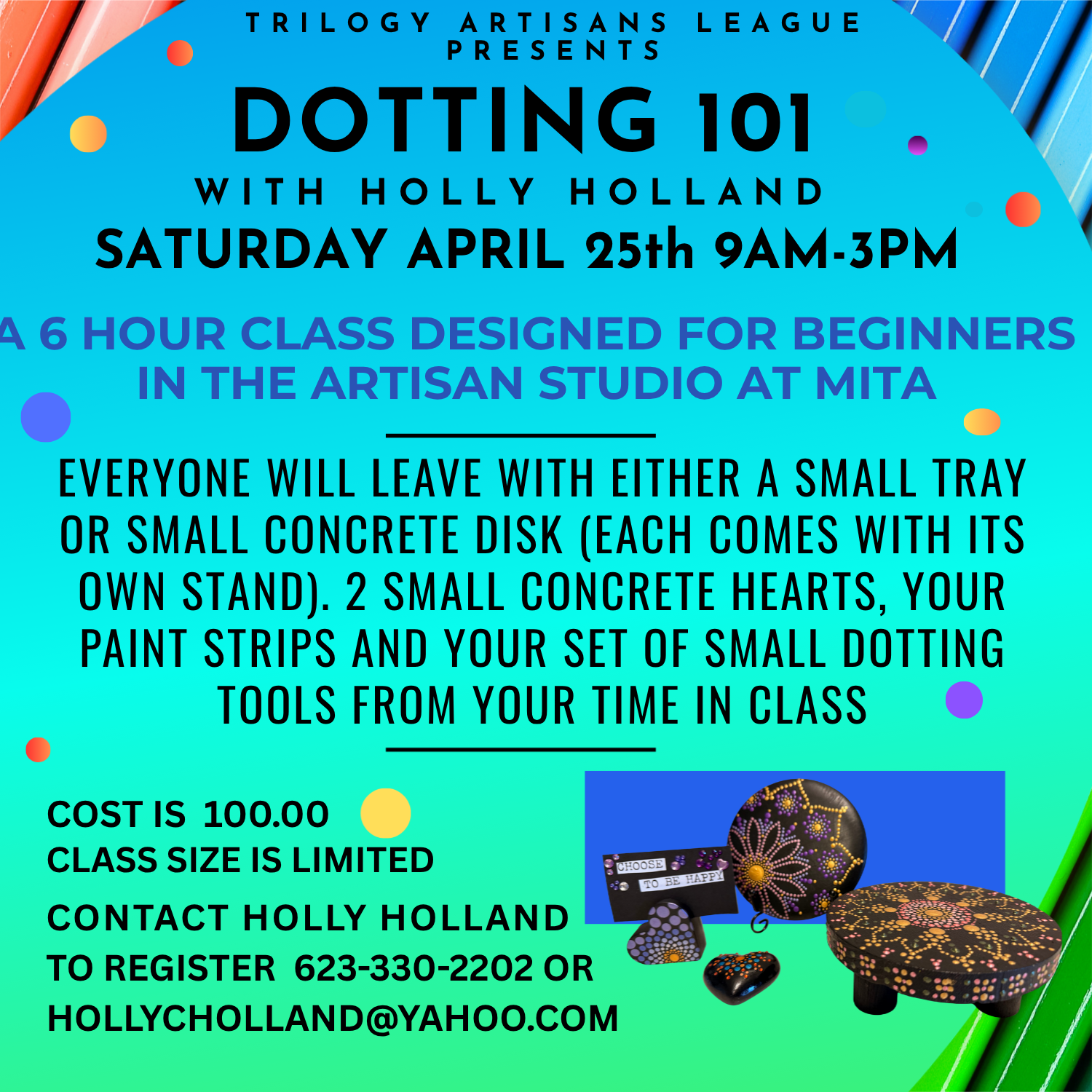 Holly Holland DOTTING 101 flyer