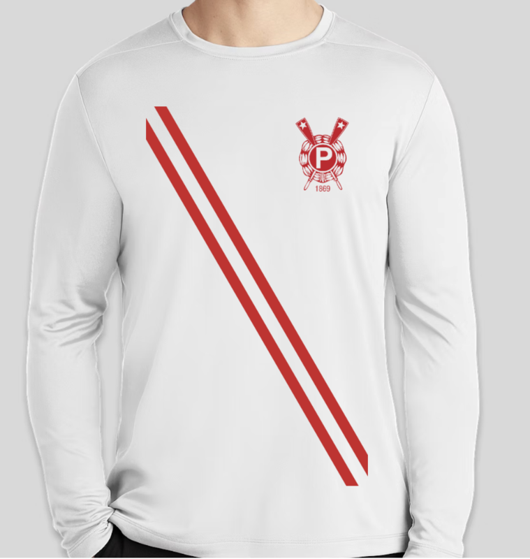 White Sash Tech Long Sleeve