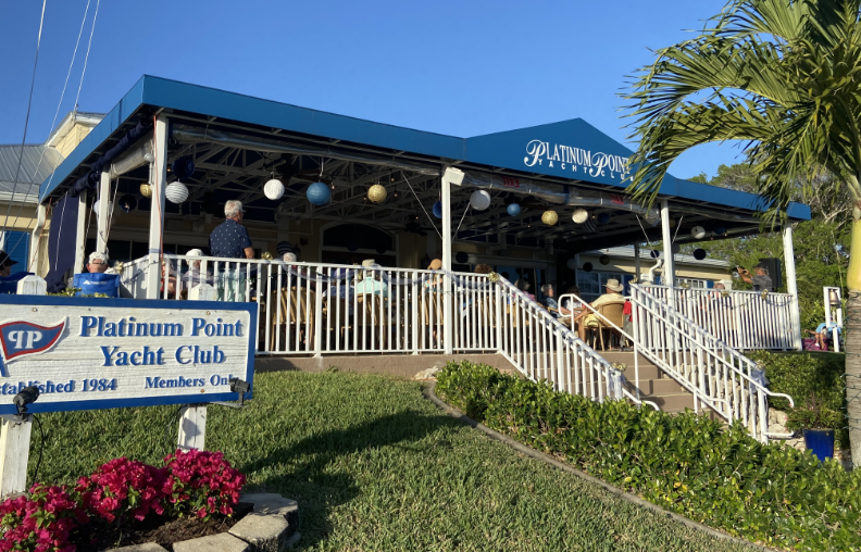 Platinum Point Yacht Club Harbor View Deck at the Burnt Store Marina waterfront