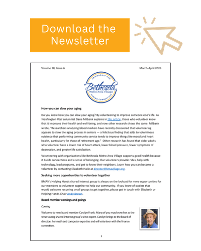 Click Here to Download the Current Newsletter
