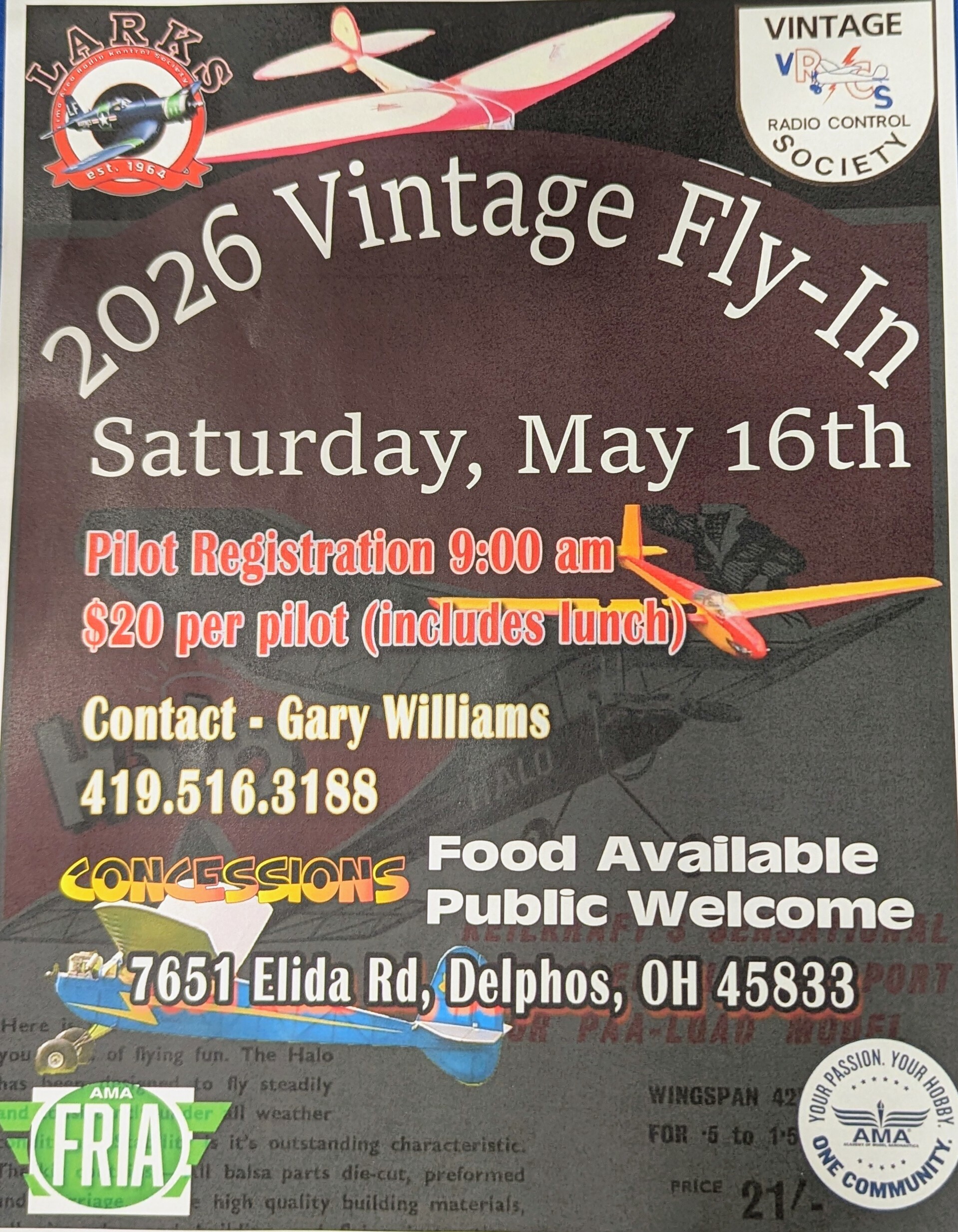2026 LARKS Vintage Fly In