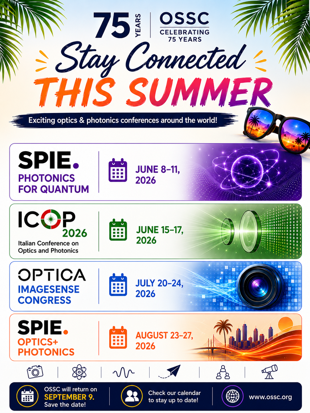 Summer conferences 2026
