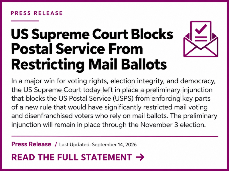 SCOTUS blocks mail ballot restrictions