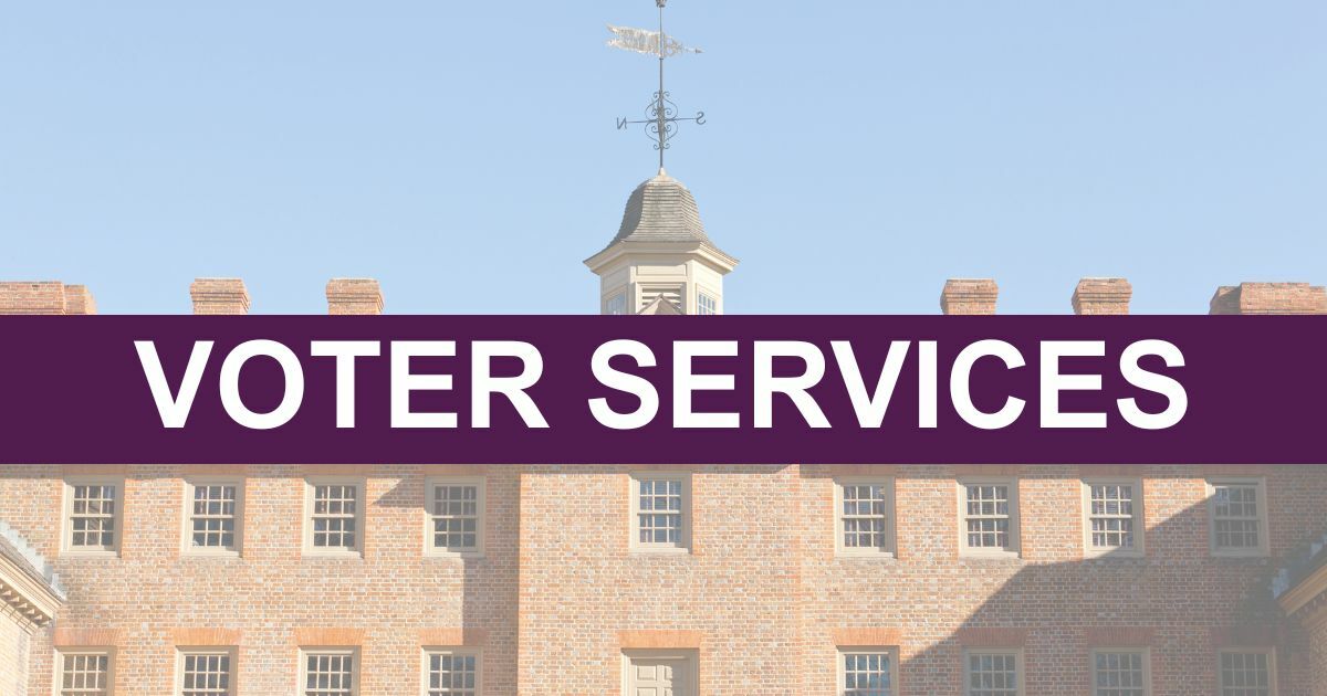 Voter Services at William & Mary