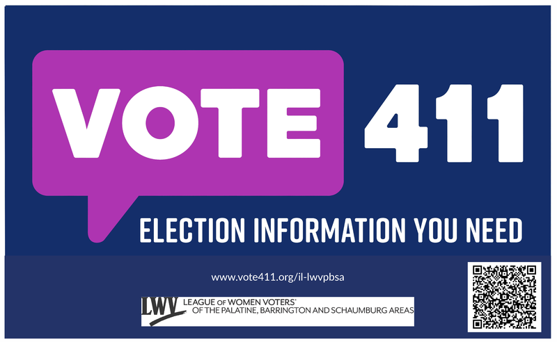 1 - VOTE411 Yard Sign