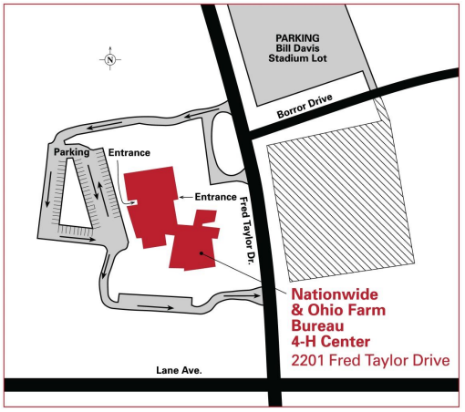 4H Center Parking Map