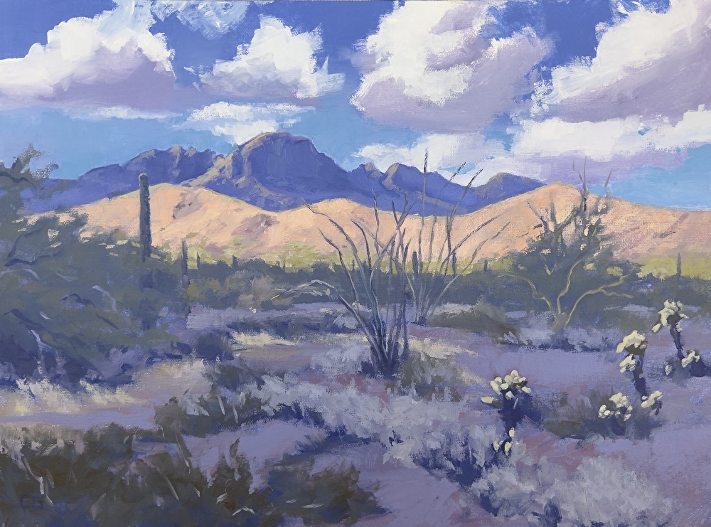 Oil painting by Corey Garman