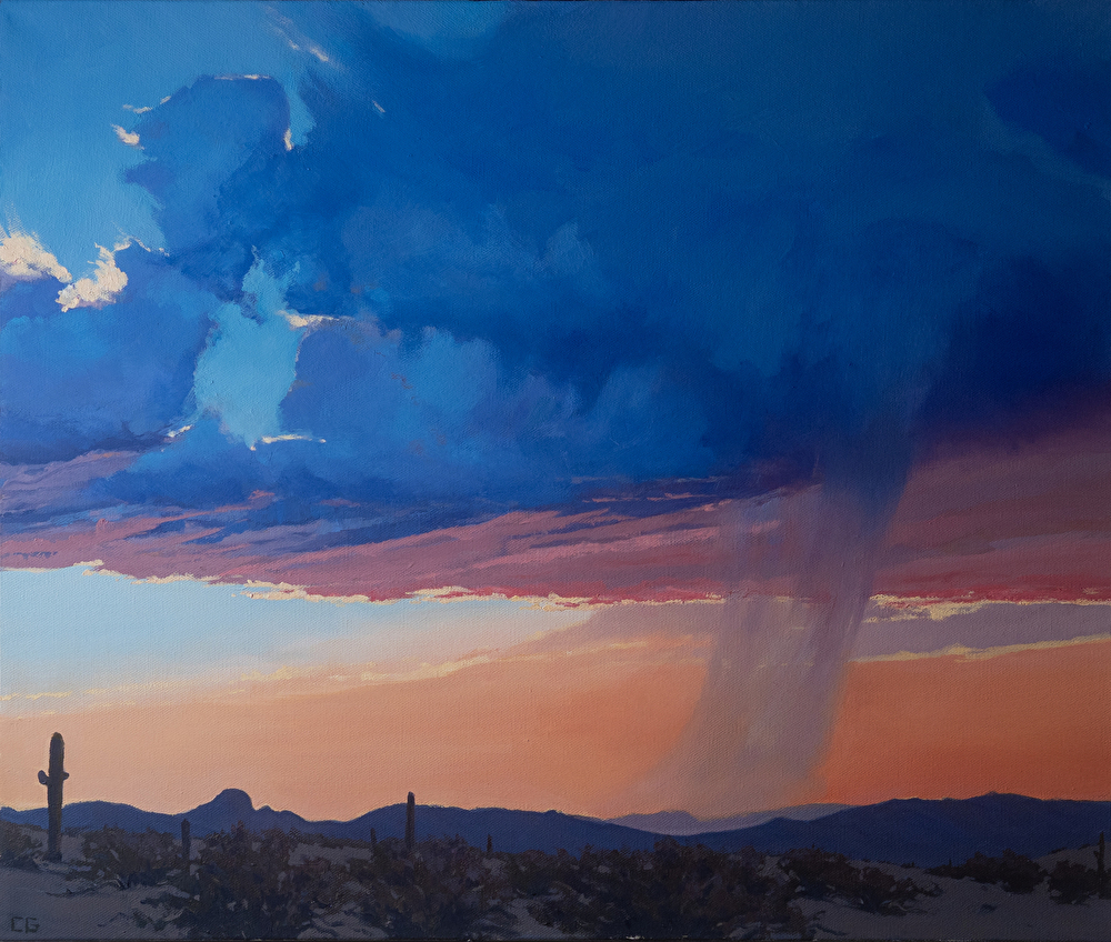 Oil painting by Corey Garman