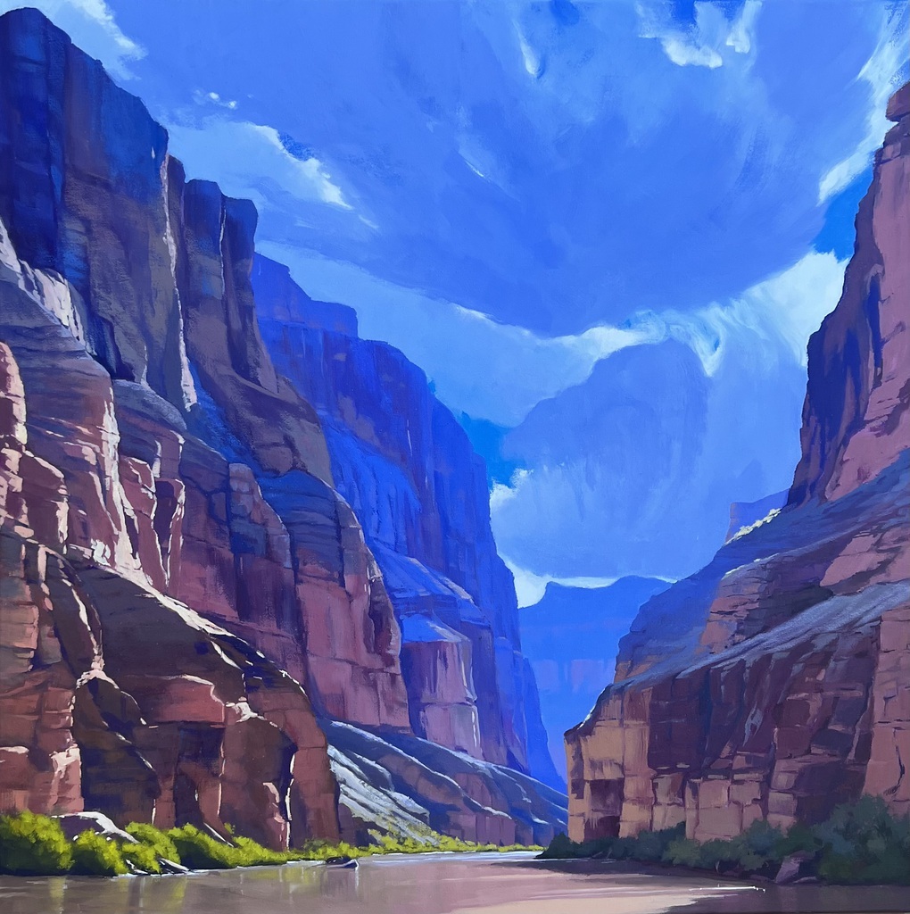 Oil painting by Corey Garman
