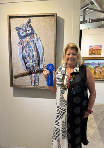People's Choice 2D winner, Lauri Harrington